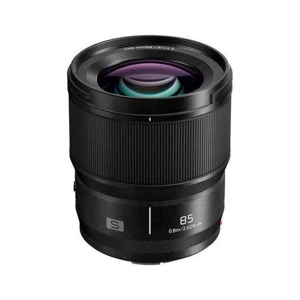 Panasonic Lumix S 85mm F1.8, montura en L, S-S85, Negro
