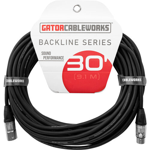 Cable de micrófono XLR Gator Backline Series