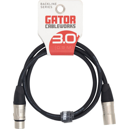 Cable de micrófono XLR Gator Backline Series