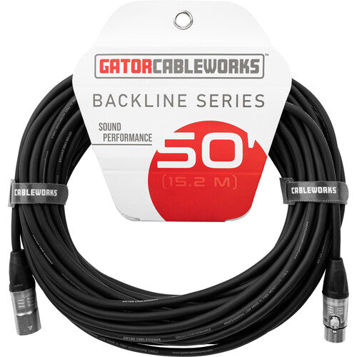 Cable de micrófono XLR Gator Backline Series