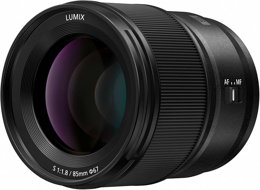 Panasonic Lumix S 85mm F1.8, montura en L, S-S85, Negro