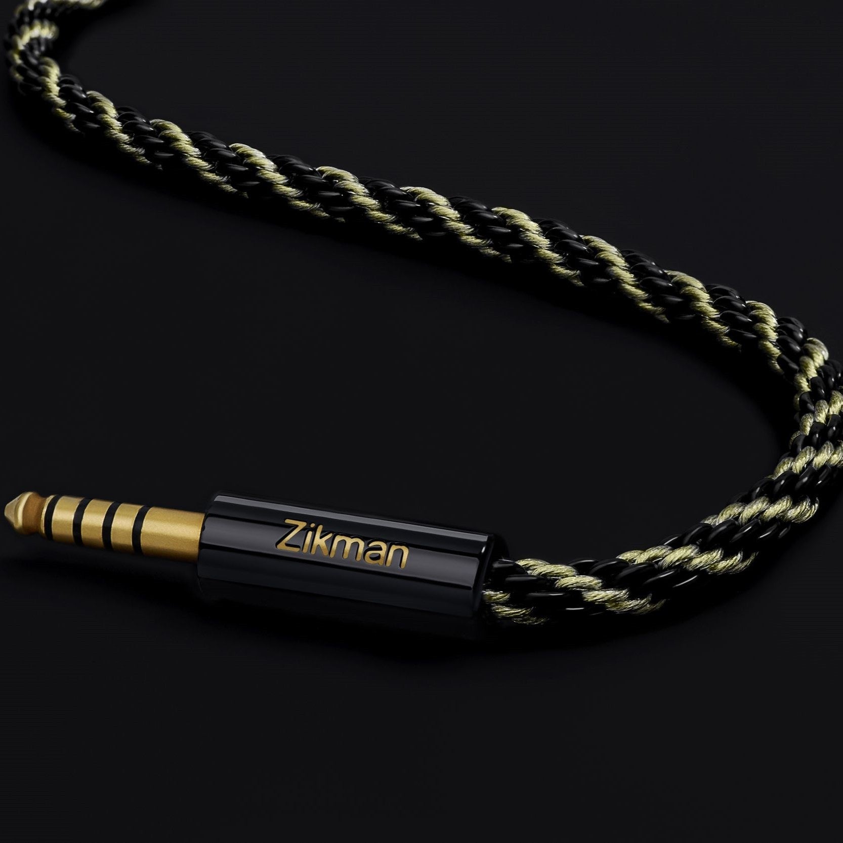 Zikman Arno Elegance — Cable Híbrido de Cobre y Plata Chapada en Oro