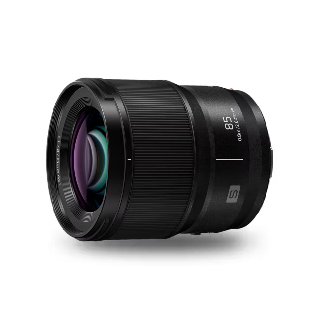 Panasonic Lumix S 85mm F1.8, montura en L, S-S85, Negro