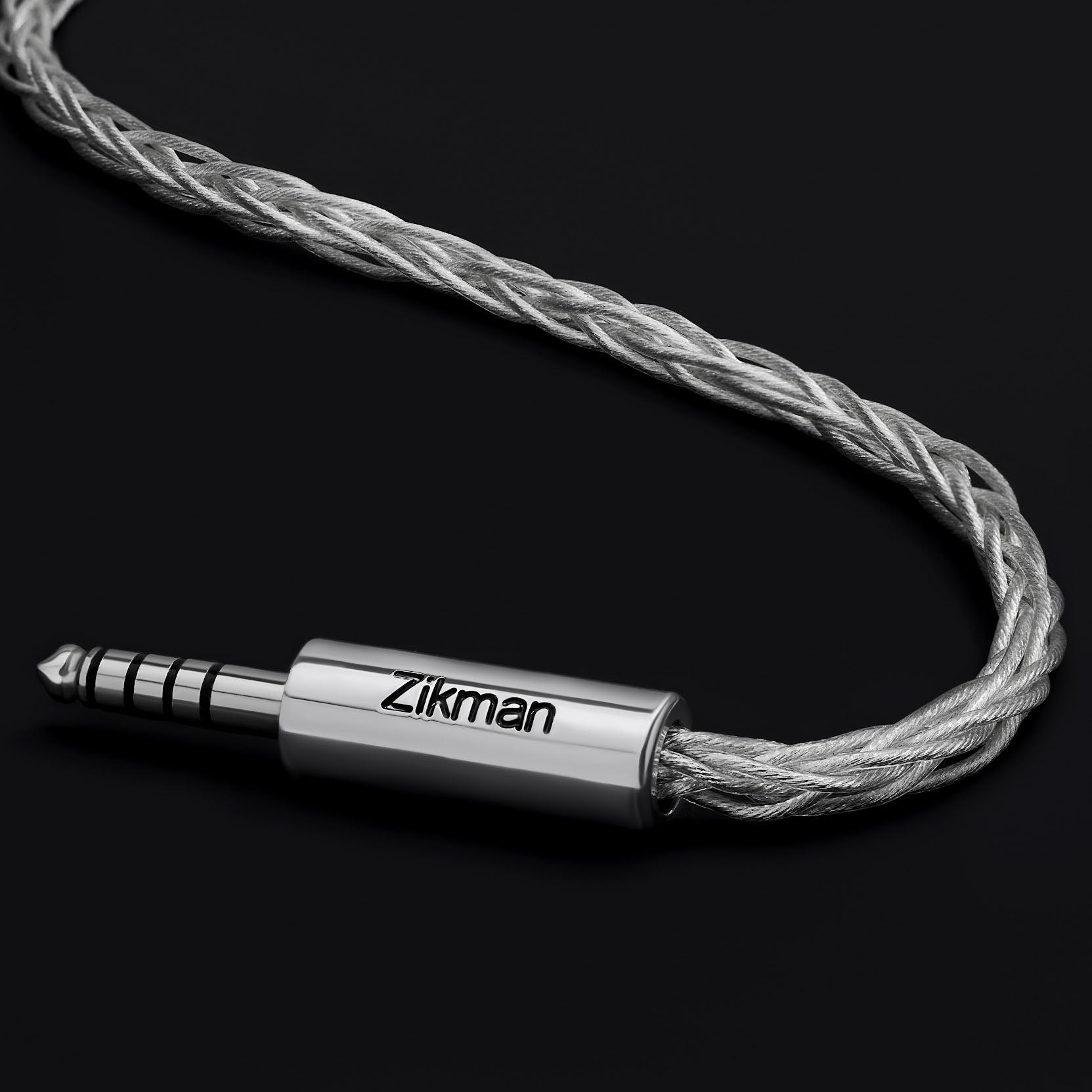 Zikman Seine — Cable IEM de Cobre Plateado (SPC) 6N