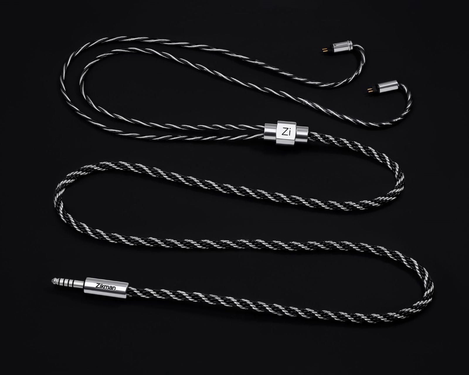 Zikman Tiber Elegance MK2 — Cable Audiófilo Insignia Híbrido de Cobre OCC y Plata