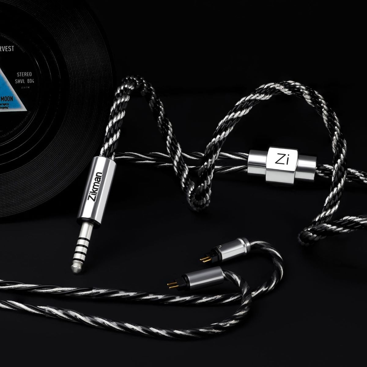 Zikman Tiber Elegance MK2 — Cable Audiófilo Insignia Híbrido de Cobre OCC y Plata