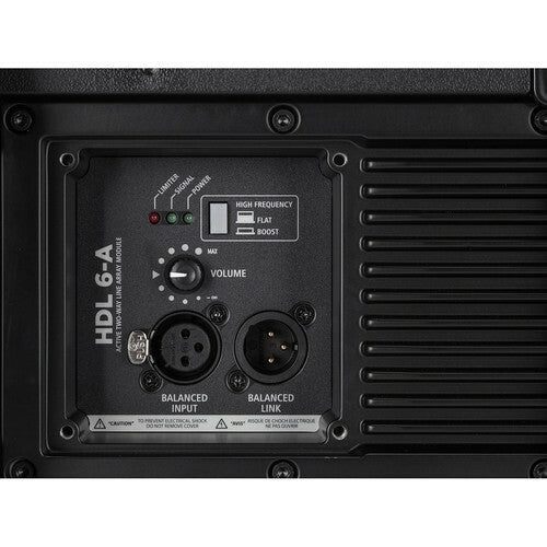 RCF HDL 6-A Active Line Array Module (Black)