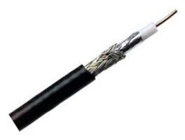 Belden Bobina de Cable Coaxial RG-59, 23AWG, 305 Metros, Negro