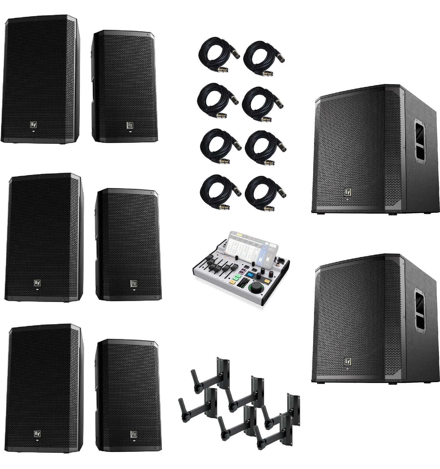 Equipo de audio para Gimnasio (Salón grande)