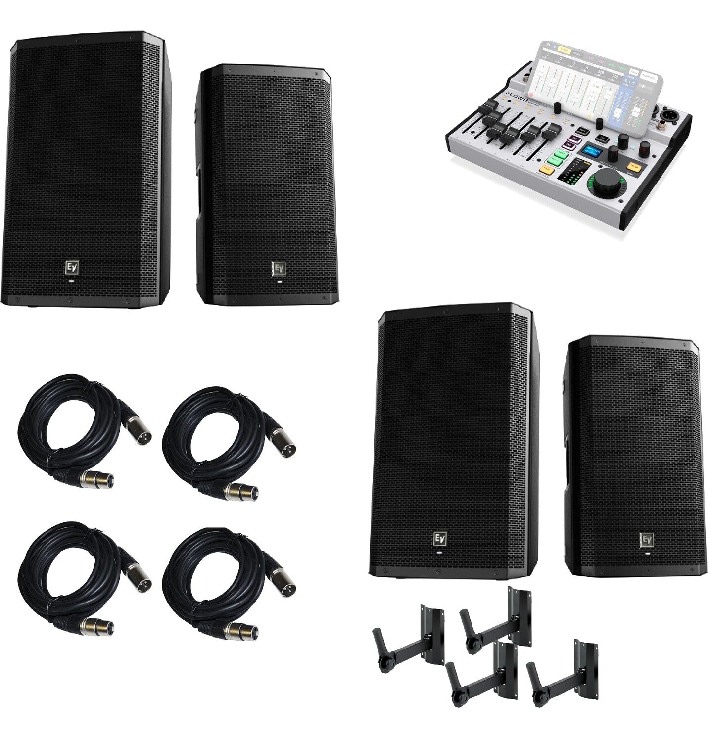 Equipo de audio para Gimnasio (Salón mediano)