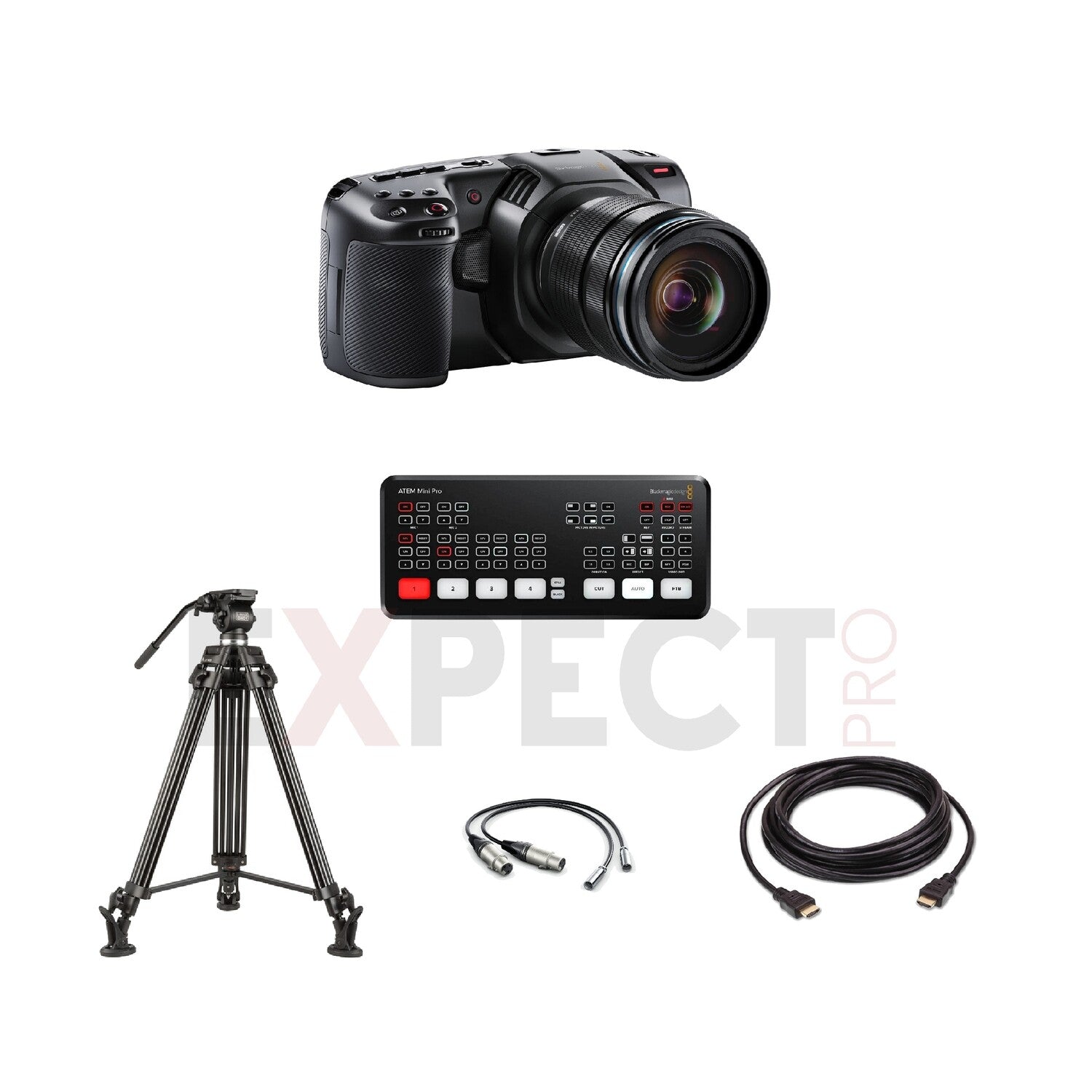 Kit para transmisión en vivo ATEM Mini Pro 1 x Pocket 4K