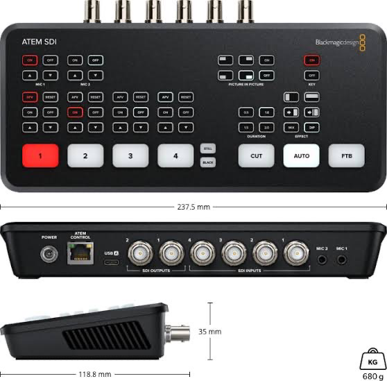 ATEM SDI Live Stream Switcher