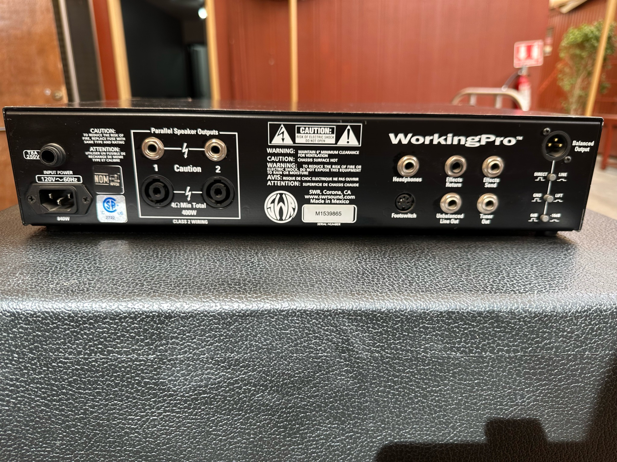 Full stack Gallien-Krueger MBX + SWR400 Amp