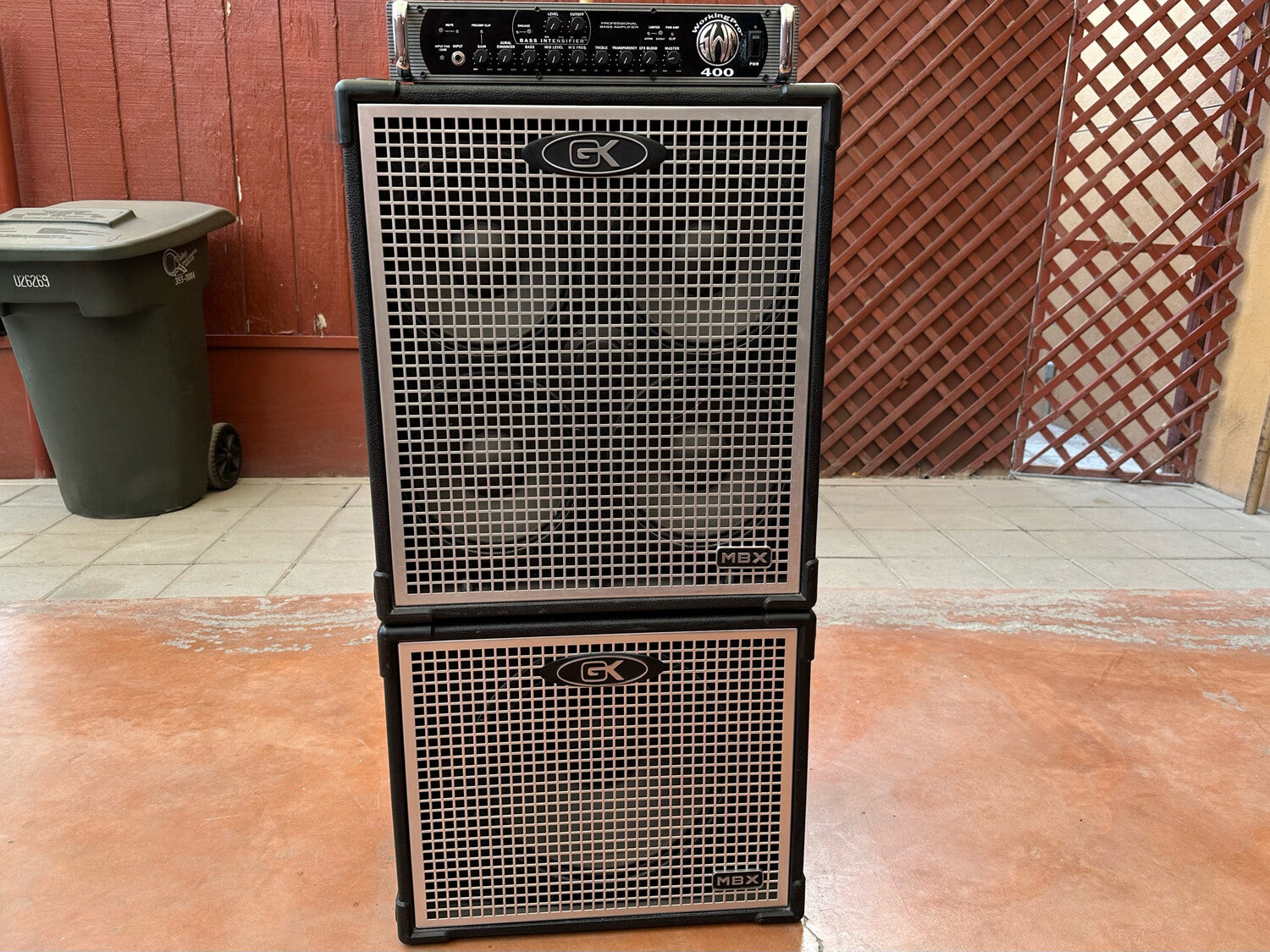 Full stack Gallien-Krueger MBX + SWR400 Amp