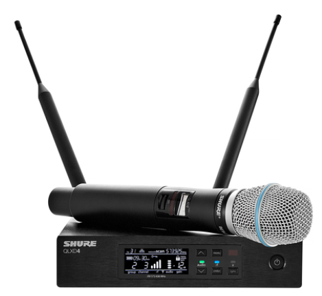 QLXD24/B87A Handheld Wireless Microphone System